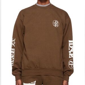 Total Luxury Spa Brown Monogram Sweatshirt size M